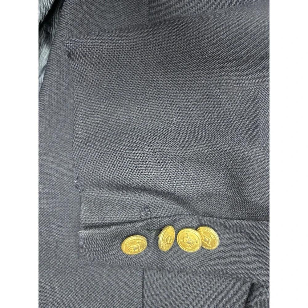 Vintage‎ Polo University Club by Ralph Lauren Blazer Men's 44R Wool Gold Button